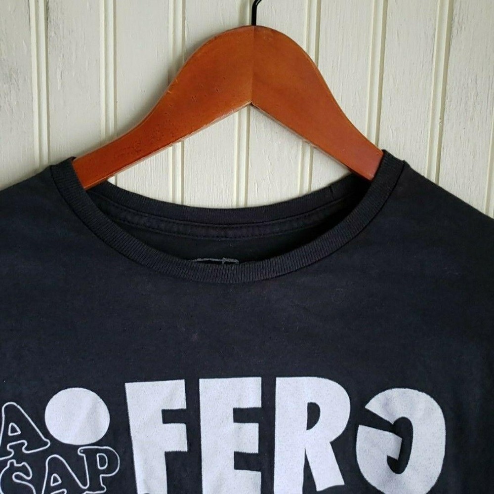 Ferg Shirt Mens Small Black‎ A$AP Ferg Rap Graphic Tee Hip Hop Music Concert